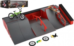 Skatepark – set de monopatín de dedos y BMX de dedos con rampas y accesorios