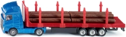 Camión Siku para transporte de madera 1:87 modelo metálico