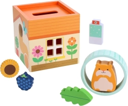 Petit Collage casita para el hámster Hugo – mini set de madera