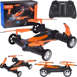 RC dron y coche 2 en 1 con cámara y control por Wi‑Fi
