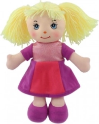 Muñeca de trapo Culinka con coletas rubias 32 cm