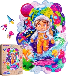 Puzle de madera Aventurero espacial 120 piezas