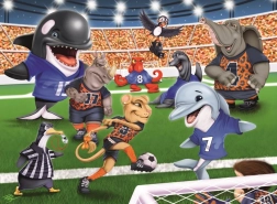 Puzzle Rompecabezas de fútbol XXL 150 piezas