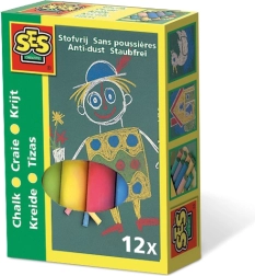 Tizas de colores para niños 12 uds