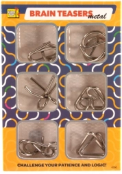 Juego de rompecabezas metálicos