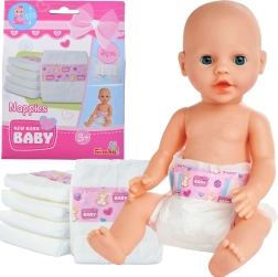 Pañales para muñeca Simba New Born Baby - 5 unidades