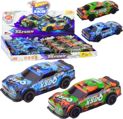 Coche de carreras con tracción por fricción luces sonidos