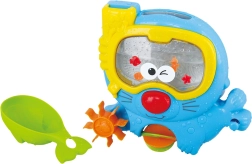 Acuario con molinillo de agua para niños