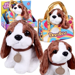Adorable perrito de peluche en bolso – juguete suave para niños