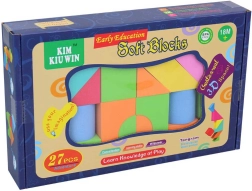 Cubos blandos de espuma de colores para los más pequeños – set de 27 piezas en caja