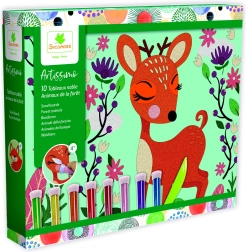 Artissimo - arenado con purpurina animales del bosque