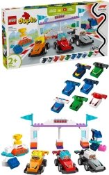 LEGO® DUPLO® 10445 Coches de carreras y pilotos del equipo F1®