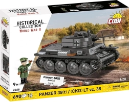 Set de construcción del tanque Panzer 38(t) / LT vz. 38 2 en 1 – 690 piezas