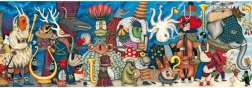 Puzle panorámico Orquesta 500 piezas DJECO
