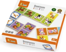 Viga Domino de madera Granja 28 piezas Montessori