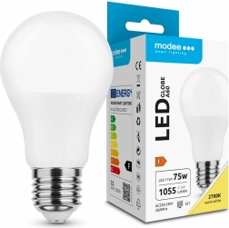 Bombilla LED tipo globo E27 11 W blanco cálido MODEE Smart Lighting