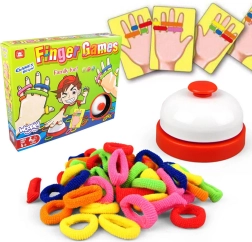 Juego de destreza WOOPIE FINGER GAMES – gomas de colores (4+)