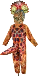 Disfraz infantil Souza de triceratops 5–6 años (110–116 cm)