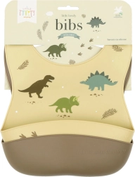 A Little Lovely Company juego de baberos de silicona para niños – Dinosaurios