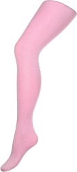 Leotardos infantiles de algodón New Baby rosa claro con lunares 116