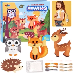 Set creativo DIY: animalitos del bosque de fieltro