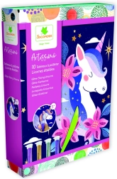 Artissimo - Arenado con purpurina Unicornios en la noche