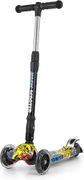 Patinete infantil de tres ruedas Milly Mally Magic Scooter graffiti