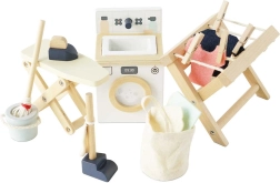 Le Toy Van muebles de madera para casa de muñecas – lavandería (set de 16 piezas)
