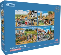 Puzzle Gibsons Entregas diarias 4×500 piezas