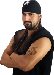 Peluca pirata con pañuelo