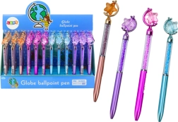 Bolígrafo con estrellita, tinta azul 0,7 mm – surtido de colores