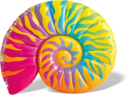 Colchón hinchable con forma de concha para piscina