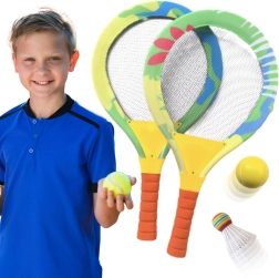 Woopie raquetas de playa para bádminton – set infantil