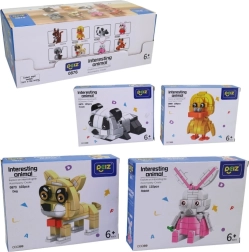 Set de construcción de bloques con animalitos, 93 piezas