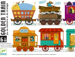 Juego de cartas Tren Dorado DJECO