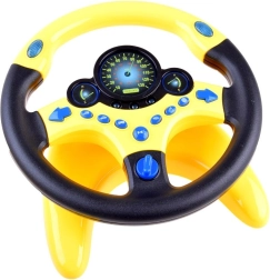 Volante infantil interactivo con sonidos y luces