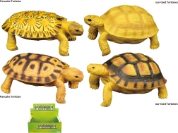 Mundo animal – juguete tortuga, 4 tipos
