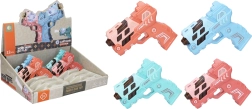 Pistola infantil con efectos de luz y sonido y proyección (12 cm)