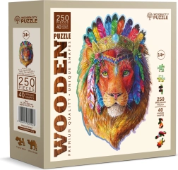 Puzzle de madera León místico 250 piezas WOODEN CITY