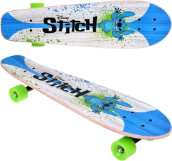 Skateboard de madera Disney Stitch para niños hasta 50 kg