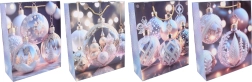 Bolsa de regalo S 18 × 23 × 10 cm – motivo navideño