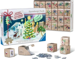 Calendario de Adviento puzzle RAVENSBURGER – Navidad por todo el mundo, 24×54 piezas