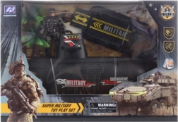 Set militar con submarino