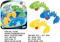 Juguete de inmersión – set de esqueleto de pez, 3 uds