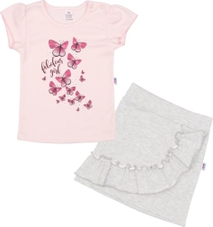Camiseta infantil con falda New Baby Butterflies 68 (4–6 m)
