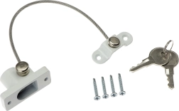 Cierre de ventana con llave