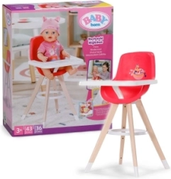 Silla de comer Baby Born para muñecas roja - 1 pieza