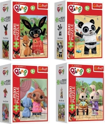 Puzzle mini maxi de 20 piezas BING – amigos, 4 motivos