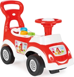 Correpasillos tipo cochecito para los más pequeños 2 en 1 – Rojo