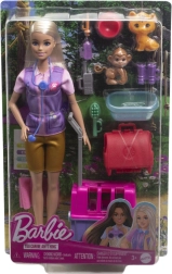 Barbie rescatadora de animales – set de juego carrera veterinaria